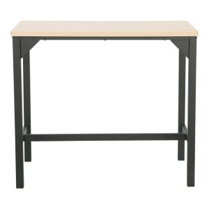 pak-225-000103-5 ΣΕΤ ΤΡΑΠΕΖΙ ΜΠΑΡ ARZO PAKOWORLD 5ΤΕΜ ΣΕ ΦΥΣΙΚΗ ΑΠΟΧΡΩΣΗ ΜΕ ΜΑΥΡΟ ΜΕΤΑΛΛΟ 100X60X86ΕΚ
