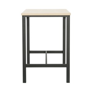 pak-225-000103-6 ΣΕΤ ΤΡΑΠΕΖΙ ΜΠΑΡ ARZO PAKOWORLD 5ΤΕΜ ΣΕ ΦΥΣΙΚΗ ΑΠΟΧΡΩΣΗ ΜΕ ΜΑΥΡΟ ΜΕΤΑΛΛΟ 100X60X86ΕΚ