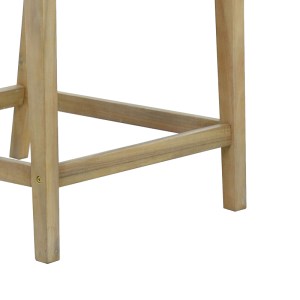 pak-228-000040-5 ΚΑΡΕΚΛΑ AMALFI PAKOWORLD ΜΑΣΙΦ ΞΥΛΟ ΑΚΑΚΙΑΣ-ΜΠΕΖ ΥΦΑΣΜΑ 59X63.5X104.9ΕΚ
