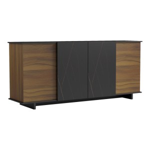 pak-230-000073-2 ΜΠΟΥΦΕΣ ZAFORE PAKOWORLD ΚΑΡΥΔΙ- ΜΑΥΡΟ ΜΑΡΜΑΡΟΥ 180X45X80ΕΚ