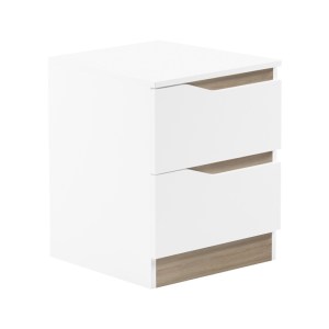 pak-230-000084 ΚΟΜΟΔΙΝΟ VERENA PAKOWORLD ΣΕ ΛΕΥΚΗ-SONOMA ΑΠΟΧΡΩΣΗ 40X40X50ΕΚ