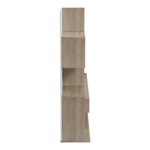 pak-230-000101-5 ΕΠΙΠΛΟ ΤΗΛΕΟΡΑΣΗΣ ΜΕ ΒΙΒΛΙΟΘΗΚΗ CAZENDA PAKOWORLD ΣΕ SONOMA ΜΕ ΛΕΥΚΗ ΑΠΟΧΡΩΣΗ 160X29X126ΕΚ