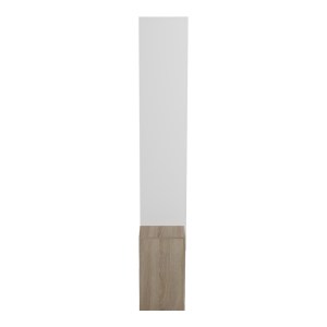 pak-230-000102-4 ΣΥΝΘΕΤΟ ΣΑΛΟΝΙΟΥ LEGANTO PAKOWORLD ΣΕ SONOMA ΜΕ ΛΕΥΚΗ ΑΠΟΧΡΩΣΗ 220.5X35X197.5ΕΚ