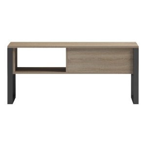 pak-230-000107-1 ΤΡΑΠΕΖΙ ΣΑΛΟΝΙΟΥ BENDON PAKOWORLD ΣΕ SONOMA-ΜΑΥΡΗ ΑΠΟΧΡΩΣΗ 100X60X44.5ΕΚ