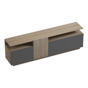 pak-230-000109-3 ΕΠΙΠΛΟ ΤΗΛΕΟΡΑΣΗΣ VENDORA PAKOWORLD ΣΕ SONOMA-ΑΝΘΡΑΚΙ ΑΠΟΧΡΩΣΗ 150X29.5X46.3ΕΚ