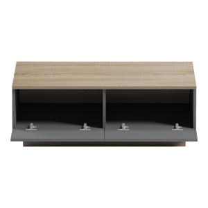 pak-230-000111-1 ΤΡΑΠΕΖΙ ΣΑΛΟΝΙΟΥ WINEY PAKOWORLD ΣΕ SONOMA-ΑΝΘΡΑΚΙ ΑΠΟΧΡΩΣΗ 90X60X31.5ΕΚ