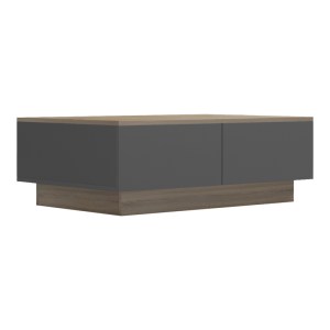 pak-230-000111-2 ΤΡΑΠΕΖΙ ΣΑΛΟΝΙΟΥ WINEY PAKOWORLD ΣΕ SONOMA-ΑΝΘΡΑΚΙ ΑΠΟΧΡΩΣΗ 90X60X31.5ΕΚ