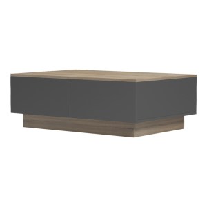 pak-230-000111-3 ΤΡΑΠΕΖΙ ΣΑΛΟΝΙΟΥ WINEY PAKOWORLD ΣΕ SONOMA-ΑΝΘΡΑΚΙ ΑΠΟΧΡΩΣΗ 90X60X31.5ΕΚ