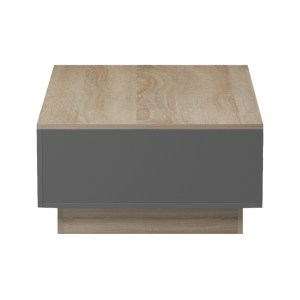 pak-230-000111-6 ΤΡΑΠΕΖΙ ΣΑΛΟΝΙΟΥ WINEY PAKOWORLD ΣΕ SONOMA-ΑΝΘΡΑΚΙ ΑΠΟΧΡΩΣΗ 90X60X31.5ΕΚ
