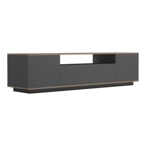 pak-230-000113-2 ΕΠΙΠΛΟ ΤΗΛΕΟΡΑΣΗΣ WINEY PAKOWORLD ΣΕ SONOMA-ΑΝΘΡΑΚΙ ΑΠΟΧΡΩΣΗ 180X44.5X44.5ΕΚ