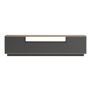 pak-230-000113-3 ΕΠΙΠΛΟ ΤΗΛΕΟΡΑΣΗΣ WINEY PAKOWORLD ΣΕ SONOMA-ΑΝΘΡΑΚΙ ΑΠΟΧΡΩΣΗ 180X44.5X44.5ΕΚ