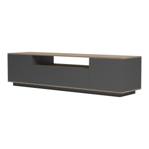 pak-230-000113-4 ΕΠΙΠΛΟ ΤΗΛΕΟΡΑΣΗΣ WINEY PAKOWORLD ΣΕ SONOMA-ΑΝΘΡΑΚΙ ΑΠΟΧΡΩΣΗ 180X44.5X44.5ΕΚ