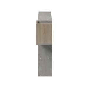 pak-230-000121-5 ΚΡΕΜΑΣΤΡΑ ΤΟΙΧΟΥ WENIA PAKOWORLD ΣΕ SONOMA ΑΠΟΧΡΩΣΗ ΜΕ ΜΠΕΖ ΜΑΡΜΑΡΟΥ 99.5X15X61ΕΚ