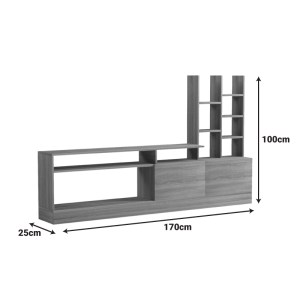 pak-230-000124-5 ΣΥΝΘΕΤΟ ΣΑΛΟΝΙΟΥ SERUNO PAKOWORLD SONOMA 170X25X100ΕΚ
