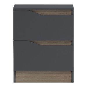 pak-230-000137-2 ΚΟΜΟΔΙΝΟ VERENA PAKOWORLD ΑΝΘΡΑΚΙ-SONOMA 40X40X50ΕΚ