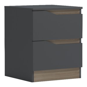 pak-230-000137 ΚΟΜΟΔΙΝΟ VERENA PAKOWORLD ΑΝΘΡΑΚΙ-SONOMA 40X40X50ΕΚ