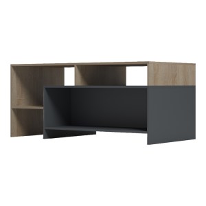 pak-230-000142-3 ΤΡΑΠΕΖΙ ΣΑΛΟΝΙΟΥ CONSA PAKOWORLD SONOMA - ΑΝΘΡΑΚΙ 120X60X52.8ΕΚ