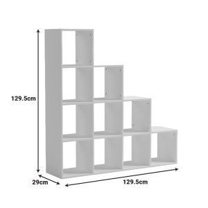 pak-230-000147-4 ΒΙΒΛΙΟΘΗΚΗ SCALA PAKOWORLD SONOMA 129.5X29X129.5ΕΚ