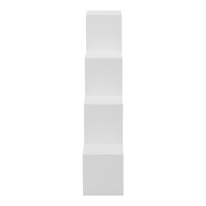 pak-230-000148-3 ΒΙΒΛΙΟΘΗΚΗ SCALA PAKOWORLD ΛΕΥΚΟ 129.5X29X129.5ΕΚ