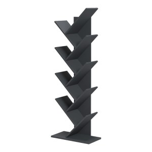 pak-230-000155-2 ΒΙΒΛΙΟΘΗΚΗ FYLLO PAKOWORLD ΑΝΘΡΑΚΙ 50X25X141.5ΕΚ