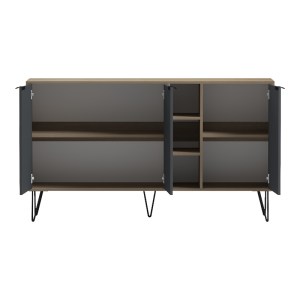 pak-230-000162-1 ΜΠΟΥΦΕΣ BALAIN PAKOWORLD SONOMA-ΑΝΘΡΑΚΙ 142X35.5X83ΕΚ