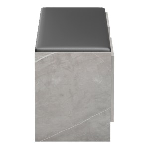 pak-230-000165-5 ΠΑΠΟΥΤΣΟΘΗΚΗ-ΣΚΑΜΠΟ ZULLA PAKOWORLD ΓΚΡΙ ΜΠΕΖ ΕΦΕ ΜΑΡΜΑΡΟΥ-ΜΑΥΡΟ 110X37X43ΕΚ