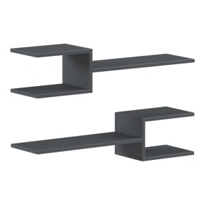 pak-230-000168 ΡΑΦΙΕΡΑ ΤΟΙΧΟΥ GALLER PAKOWORLD ΑΝΘΡΑΚΙ 79X19.5X18ΕΚ