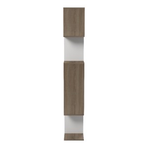 pak-230-000170-4 ΒΙΒΛΙΟΘΗΚΗ MITO PAKOWORLD SONOMA - ΛΕΥΚΟ 108.5X25X161ΕΚ
