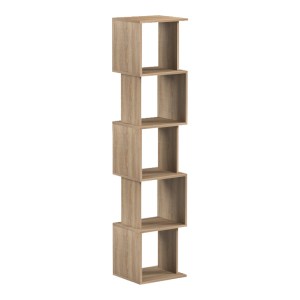 pak-230-000172-1 ΒΙΒΛΙΟΘΗΚΗ CUBIK PAKOWORLD SONOMA 35X30X161ΕΚ