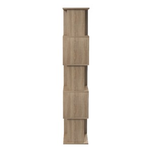 pak-230-000172-5 ΒΙΒΛΙΟΘΗΚΗ CUBIK PAKOWORLD SONOMA 35X30X161ΕΚ