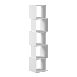 pak-230-000173-1 ΒΙΒΛΙΟΘΗΚΗ CUBIK PAKOWORLD ΛΕΥΚΟ 35X30X161ΕΚ