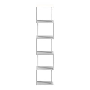 pak-230-000173-2 ΒΙΒΛΙΟΘΗΚΗ CUBIK PAKOWORLD ΛΕΥΚΟ 35X30X161ΕΚ