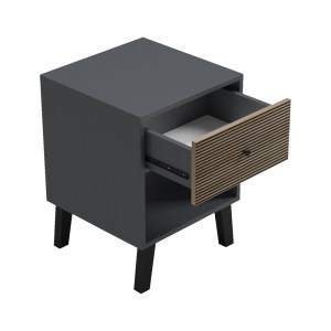 pak-230-000176-1 ΚΟΜΟΔΙΝΟ TUSCANY PAKOWORLD SONOMA-ΑΝΘΡΑΚΙ 40X40X55ΕΚ