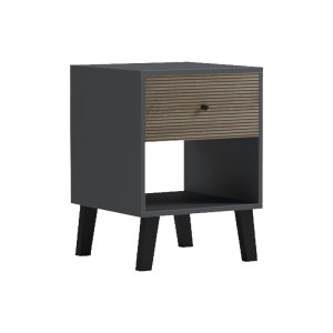 pak-230-000176 ΚΟΜΟΔΙΝΟ TUSCANY PAKOWORLD SONOMA-ΑΝΘΡΑΚΙ 40X40X55ΕΚ