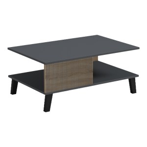 pak-230-000177-4 ΤΡΑΠΕΖΑΚΙ ΣΑΛΟΝΙΟΥ TUSCANY PAKOWORLD SONOMA-ΑΝΘΡΑΚΙ 83X54X34ΕΚ