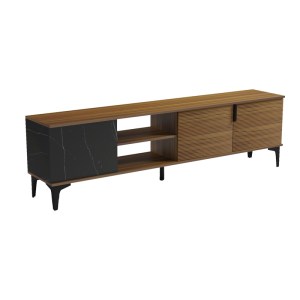 pak-230-000178-5 ΕΠΙΠΛΟ ΤΗΛΕΟΡΑΣΗΣ RIBA PAKOWORLD ΚΑΡΥΔΙ-ΜΑΥΡΗ ΟΨΗ ΜΑΡΜΑΡΟΥ 180X34X51ΕΚ