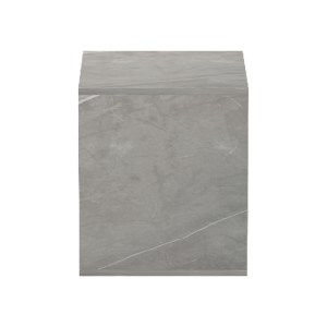 pak-230-000183-5 ΒΟΗΘΗΤΙΚΟ ΤΡΑΠΕΖΙ DOUBLO PAKOWORLD ΓΚΡΙ ΜΠΕΖ ΜΑΡΜΑΡΟΥ 40X35X40ΕΚ