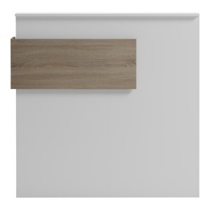 pak-230-000187-4 ΓΡΑΦΕΙΟ RECEPTION OPTIMA PAKOWORLD ΜΕ LED ΛΕΥΚΟ-SONOMA 110X40X110ΕΚ