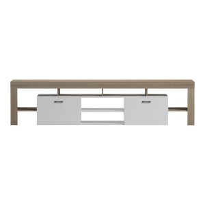 pak-230-000191-5 ΕΠΙΠΛΟ ΤΗΛΕΟΡΑΣΗΣ LINER PAKOWORLD SONOMA-ΛΕΥΚΟ 210X40X50ΕΚ