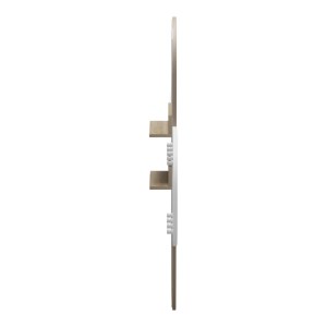 pak-230-000209-4 ΚΡΕΜΑΣΤΡΑ ΜΕ ΚΑΘΡΕΠΤΗ BAUNTY PAKOWORLD SONOMA-ΛΕΥΚΟ 125X11X122ΕΚ