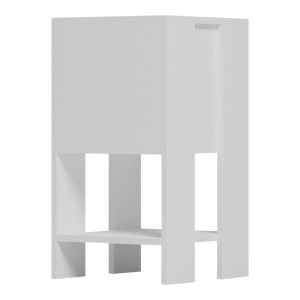 pak-230-000225-3 ΚΟΜΟΔΙΝΟ REPPO PAKOWORLD ΛΕΥΚΟ 30X30X55ΕΚ