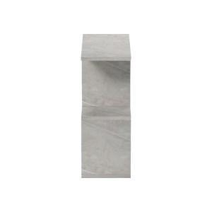 pak-230-000231-4 ΒΟΗΘΗΤΙΚΟ ΤΡΑΠΕΖΙ-ΒΙΒΛΙΟΘΗΚΗ WESMOL PAKOWORLD ΓΚΡΙ ΟΨΗ ΜΑΡΜΑΡΟΥ 50X20X50ΕΚ