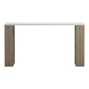 pak-230-000236-1 ΓΡΑΦΕΙΟ ΜΕ ΡΑΦΙΕΡΑ LABIRENT PAKOWORLD SONOMA-ΛΕΥΚΟ 140X60X75ΕΚ