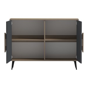 pak-230-000240 ΜΠΟΥΦΕΣ GORA PAKOWORLD SONOMA-ΑΝΘΡΑΚΙ 110X35.5X82ΕΚ