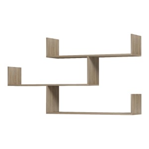 pak-230-000243-2 ΡΑΦΙΕΡΑ ΤΟΙΧΟΥ TIBER PAKOWORLD SONOMA 120X22X67ΕΚ