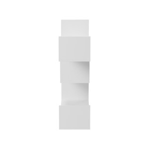 pak-230-000244-4 ΡΑΦΙΕΡΑ ΤΟΙΧΟΥ TIBER PAKOWORLD ΛΕΥΚΗ 120X22X67ΕΚ