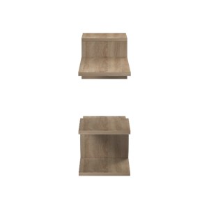 pak-230-000245-3 ΡΑΦΙΕΡΑ ΤΟΙΧΟΥ SUMPA PAKOWORLD 2 ΤΕΜ SONOMA 65X20X18ΕΚ
