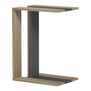 pak-230-000248-3 ΒΟΗΘΗΤΙΚΟ ΤΡΑΠΕΖΙ MUJU PAKOWORLD SONOMA- ΑΝΘΡΑΚΙ  30X40X55ΕΚ