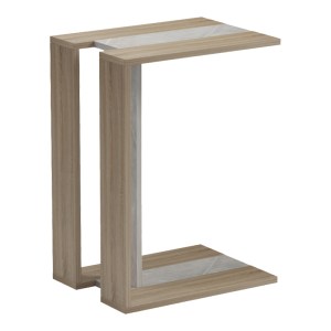 pak-230-000249-1 ΒΟΗΘΗΤΙΚΟ ΤΡΑΠΕΖΙ MUJU PAKOWORLD SONOMA- ΜΠΕΖ ΟΨΗ ΜΑΡΜΑΡΟΥ  30X40X55ΕΚ