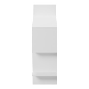 pak-230-000252-3 ΡΑΦΙΕΡΑ ΤΟΙΧΟΥ PARALEL PAKOWORLD ΛΕΥΚΟ 70X22X65,5ΕΚ